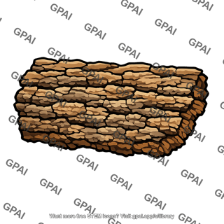 Tree bark segment