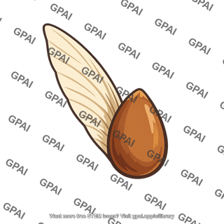 Winged gymnosperm seed