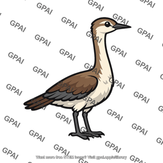 Long necked bird