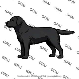 Labrador retriever black