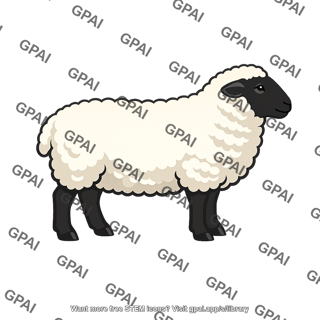 Black faced sheep