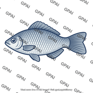 Fish fan tailed