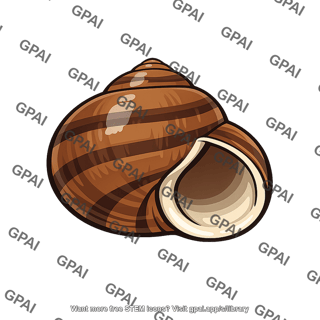 Japanese snail euhadra shell dextral