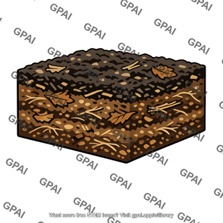 Organic material in soil