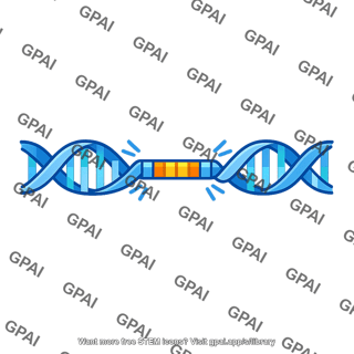 Dna segment highlighted