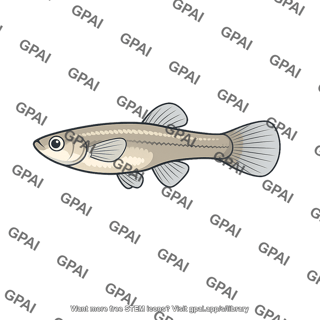Female guppy model