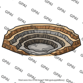 Open pit mine