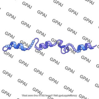 Elongated protein chain