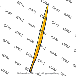 Needlelike leaf yellow