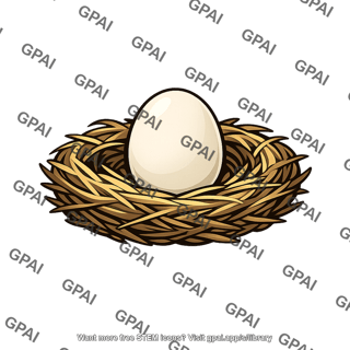 Egg in nest