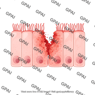 Pseudostratified epithelial cell 1 damaged