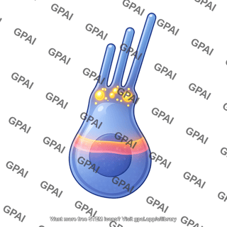 Hair cell type 1 depolarized 1