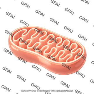 Mitochondria 3d clear fill 02