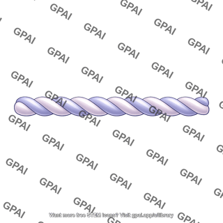 Collagen triple helix type 1 straight