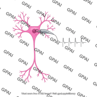 Neuron with patch clamp