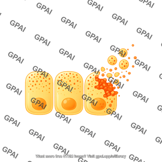 Exocrine cells holocrine