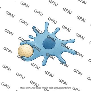 Kupffer cell phagocytosing
