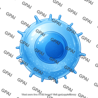 Lymphocyte t cell active blue