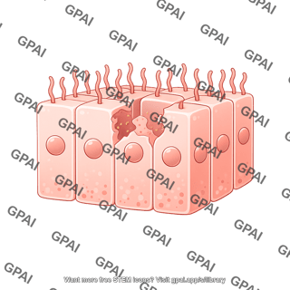 Pseudostratified epithelium cell 2 damaged