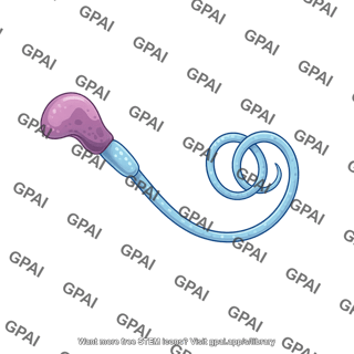 Sperm with defects amorphous head coiled tail