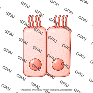 Pseudostratified epithelium cell 2 ciliated