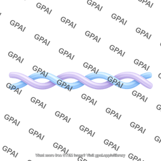 Collagen brush triple helix straight