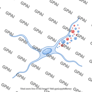 Telocyte with vesicles and particles