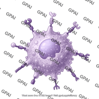 Macrophage with receptors