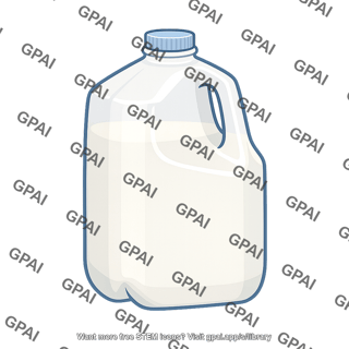 Gallon milk jug
