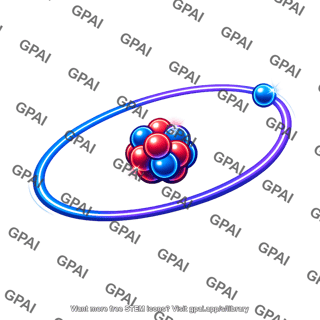 Neon atom excited