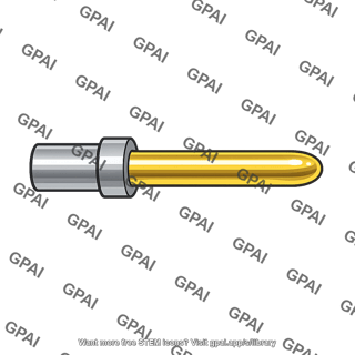 Gold plated contact