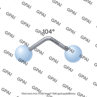 Bond bent angle 104