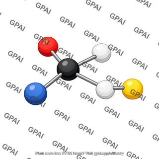 Ball and stick model 3d
