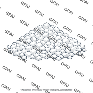 Sodium nitrite crystal