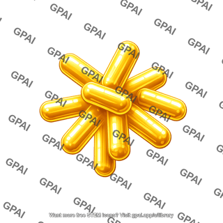 Gold particle branched