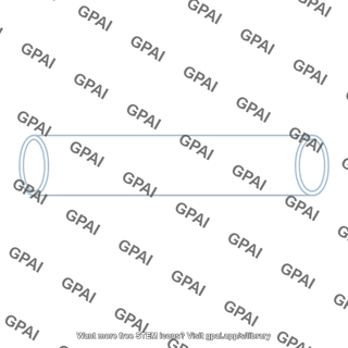 Hollow horizontal tube