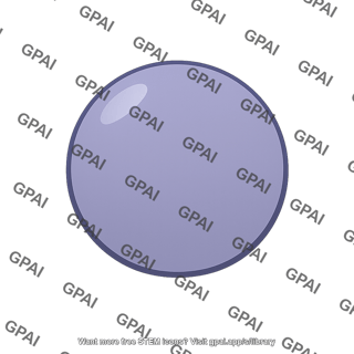 Rubidium atom packing sphere