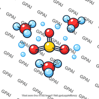 Sulfuric acid aqueous dissociation