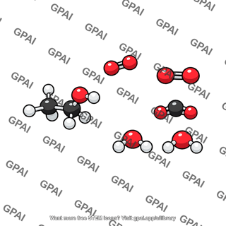 Chemical reaction ethanol combustion