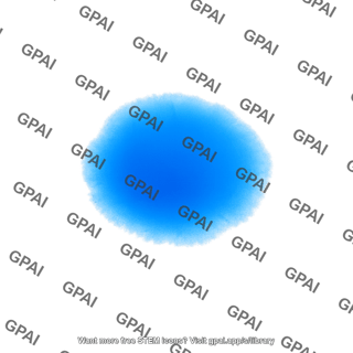 Blue dye spot