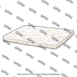 Calcium sulfate layer
