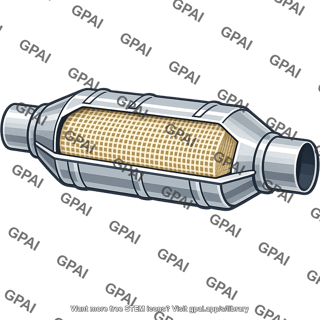 Catalytic converter cutaway