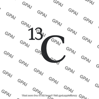 Carbon 13 atom