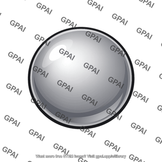Silver sphere