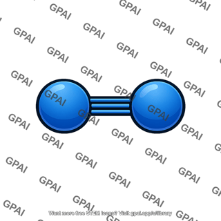 Dinitrogen gas molecule