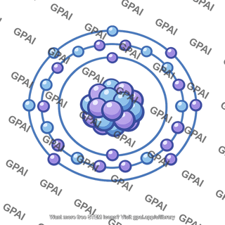 Stylized atom