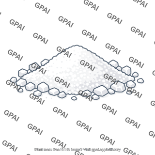 Ammonium phosphate crystalline solid