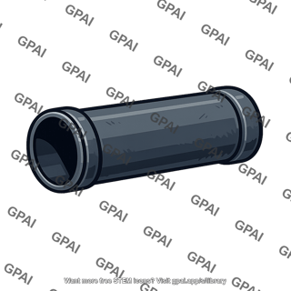 Industrial pipe segment