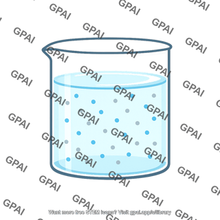 Beaker with solution