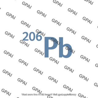 Lead 206 nuclide
